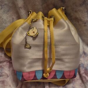 RARE Mrs Potts Disney X Harvey Convertible Seatbelt Bag